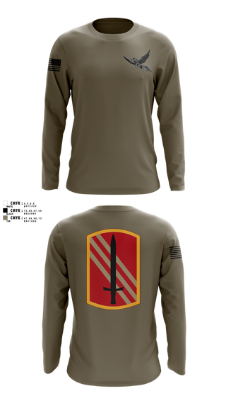 Long Sleeve Performance Shirt, 196th BDE SIG CO, , Teamtime, Team time, sublimation, custom sports apparel, team uniforms, spirit wear, spiritwear, sports uniforms, custom shirts, team store, custom team store, fundraiser sports, apparel fundraiser