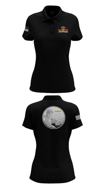 3rd Reconnaissance Division 86447085 Women's Short Sleeve Performance Polo  - 35