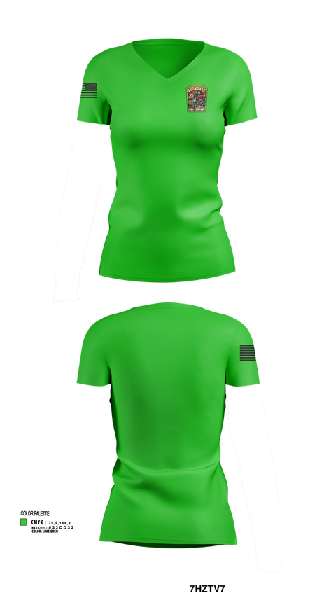 Womens Short Sleeve Vneck Shirt, Avondale, , Teamtime, Team time, sublimation, custom sports apparel, team uniforms, spirit wear, spiritwear, sports uniforms, custom shirts, team store, custom team store, fundraiser sports, apparel fundraiser