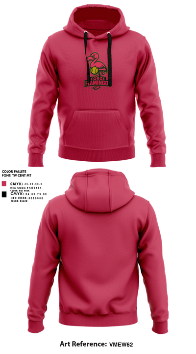 Forge Flamingos 45699823 Hoodie - 1
