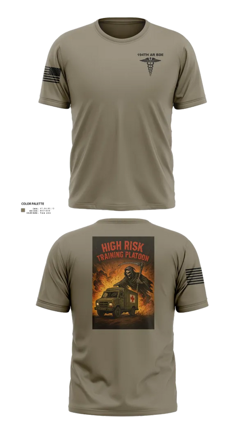 Short Sleeve Performance Shirt, 194th AR BDE HRT Medics, Army, Teamtime, Team time, sublimation, custom sports apparel, team uniforms, spirit wear, spiritwear, sports uniforms, custom shirts, team store, custom team store, fundraiser sports, apparel fundraiser