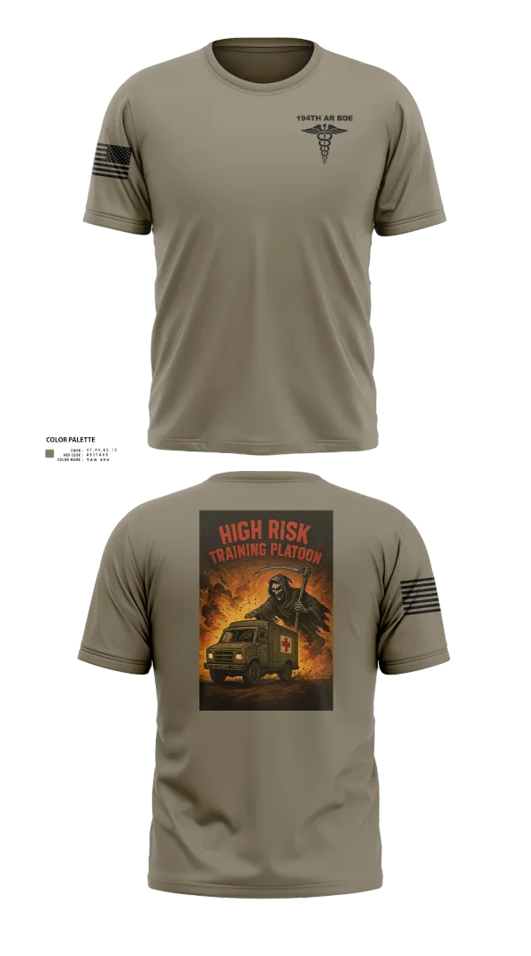 Short Sleeve Performance Shirt, 194th AR BDE HRT Medics, Army, Teamtime, Team time, sublimation, custom sports apparel, team uniforms, spirit wear, spiritwear, sports uniforms, custom shirts, team store, custom team store, fundraiser sports, apparel fundraiser