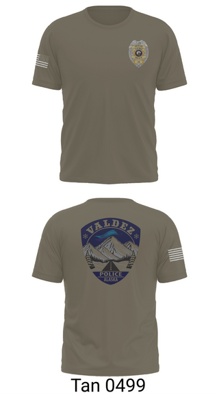 Short Sleeve Performance Shirt, Valdez Police Department, Police, Teamtime, Team time, sublimation, custom sports apparel, team uniforms, spirit wear, spiritwear, sports uniforms, custom shirts, team store, custom team store, fundraiser sports, apparel fundraiser