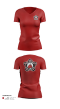 ROC Boxing 42913615 Women's Short Sleeve V-neck Shirt - 22