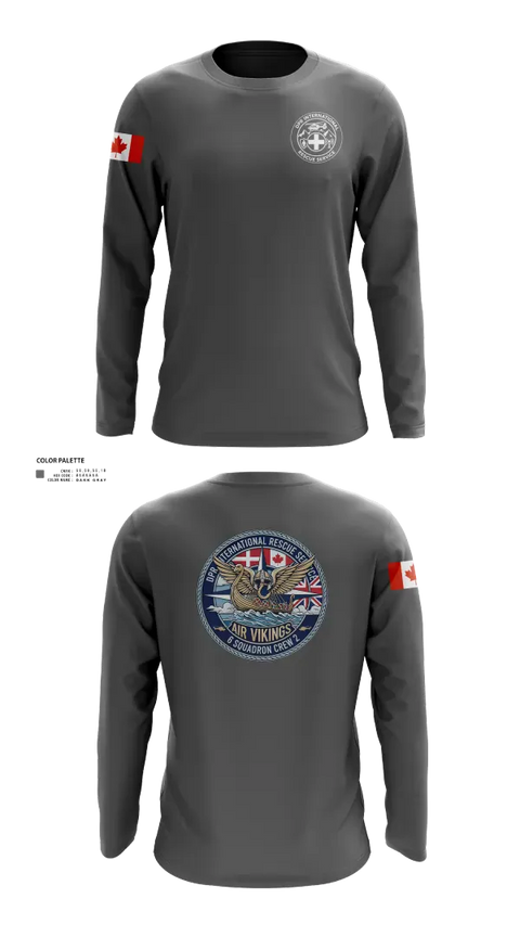 Long Sleeve Performance Shirt, 6 Squadron Crew 2, , Teamtime, Team time, sublimation, custom sports apparel, team uniforms, spirit wear, spiritwear, sports uniforms, custom shirts, team store, custom team store, fundraiser sports, apparel fundraiser