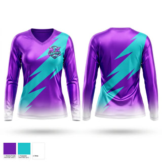 Womens Long Sleeve Vneck Shirt, NTX BATTIES, Softball, Teamtime, Team time, sublimation, custom sports apparel, team uniforms, spirit wear, spiritwear, sports uniforms, custom shirts, team store, custom team store, fundraiser sports, apparel fundraiser