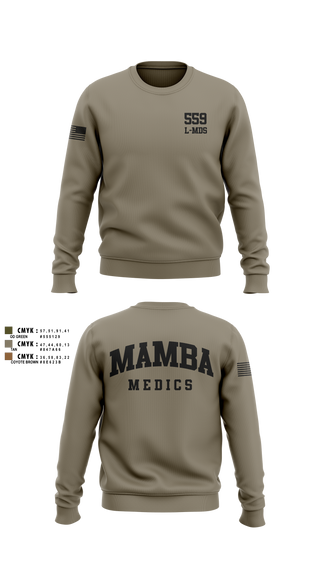 Crew Neck Sweatshirt, 559 L-MDS, Air Force, Teamtime, Team time, sublimation, custom sports apparel, team uniforms, spirit wear, spiritwear, sports uniforms, custom shirts, team store, custom team store, fundraiser sports, apparel fundraiser