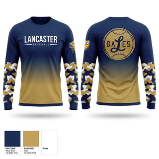 Long Sleeve Performance Shirt, Lancaster, Baseball, Teamtime, Team time, sublimation, custom sports apparel, team uniforms, spirit wear, spiritwear, sports uniforms, custom shirts, team store, custom team store, fundraiser sports, apparel fundraiser