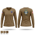 USAREUR-AF Women's Long Sleeve V-neck Shirt - 1