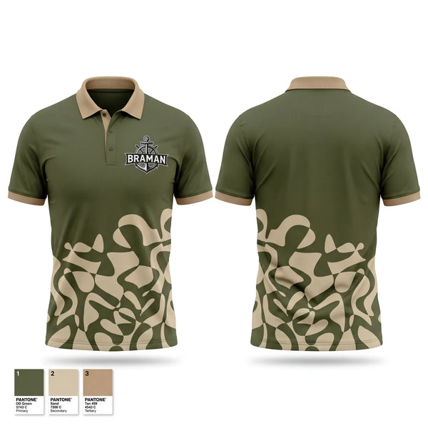 Short Sleeve Performance Polo, Braman Jiu Jitsu, , Teamtime, Team time, sublimation, custom sports apparel, team uniforms, spirit wear, spiritwear, sports uniforms, custom shirts, team store, custom team store, fundraiser sports, apparel fundraiser