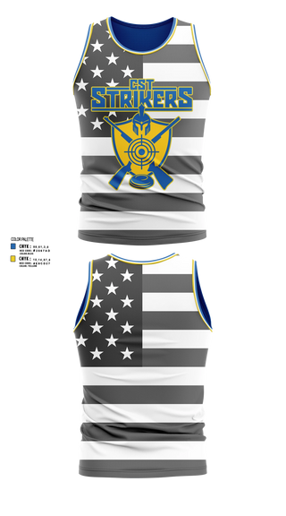 Tank Top, CST Strikers, Spirit Store, Teamtime, Team time, sublimation, custom sports apparel, team uniforms, spirit wear, spiritwear, sports uniforms, custom shirts, team store, custom team store, fundraiser sports, apparel fundraiser