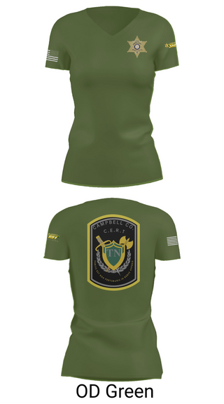 Womens Short Sleeve Vneck Shirt, C.C.S.O. CERT, , Teamtime, Team time, sublimation, custom sports apparel, team uniforms, spirit wear, spiritwear, sports uniforms, custom shirts, team store, custom team store, fundraiser sports, apparel fundraiser
