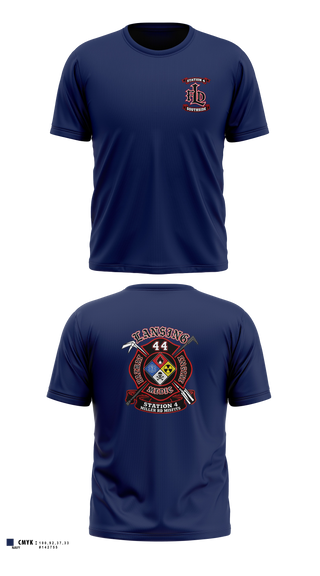 Short Sleeve Performance Shirt, Lansing FD - Station #4, Fire Department, Teamtime, Team time, sublimation, custom sports apparel, team uniforms, spirit wear, spiritwear, sports uniforms, custom shirts, team store, custom team store, fundraiser sports, apparel fundraiser