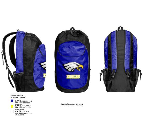 Gear Bag, Eagles, , Teamtime, Team time, sublimation, custom sports apparel, team uniforms, spirit wear, spiritwear, sports uniforms, custom shirts, team store, custom team store, fundraiser sports, apparel fundraiser