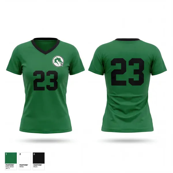 Womens Short Sleeve Vneck Shirt, Pine City High School Volleyball, Women's Volleyball, Teamtime, Team time, sublimation, custom sports apparel, team uniforms, spirit wear, spiritwear, sports uniforms, custom shirts, team store, custom team store, fundraiser sports, apparel fundraiser