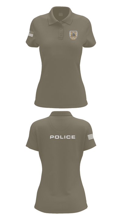 Vincennes Police Department 76255219 Women's Short Sleeve Performance Polo  - 71