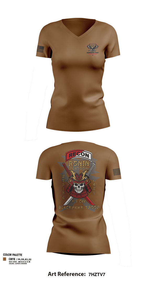 Womens Short Sleeve Vneck Shirt, 319th IEW, , Teamtime, Team time, sublimation, custom sports apparel, team uniforms, spirit wear, spiritwear, sports uniforms, custom shirts, team store, custom team store, fundraiser sports, apparel fundraiser