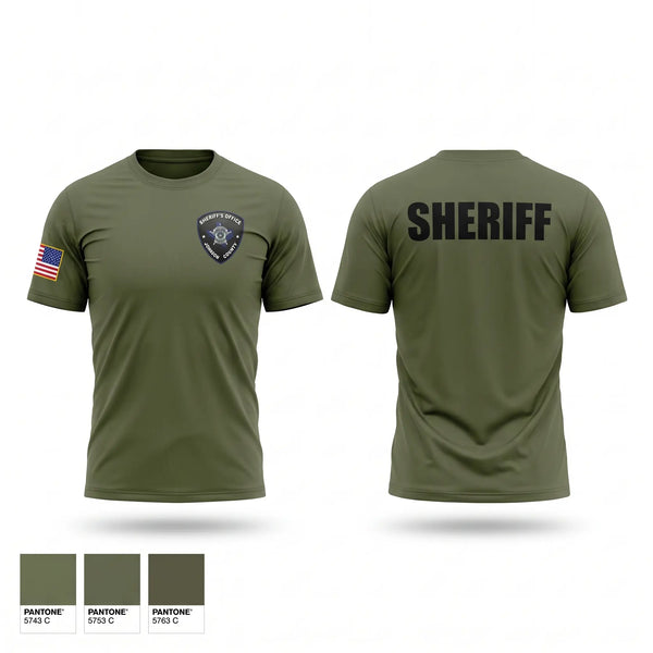 Short Sleeve Performance Shirt, Sheriff Deputy, Police, Teamtime, Team time, sublimation, custom sports apparel, team uniforms, spirit wear, spiritwear, sports uniforms, custom shirts, team store, custom team store, fundraiser sports, apparel fundraiser