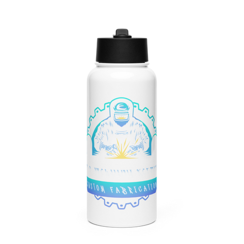 D’s welding repair custom fabrication Stainless Steel Water Bottle with a Straw Lid