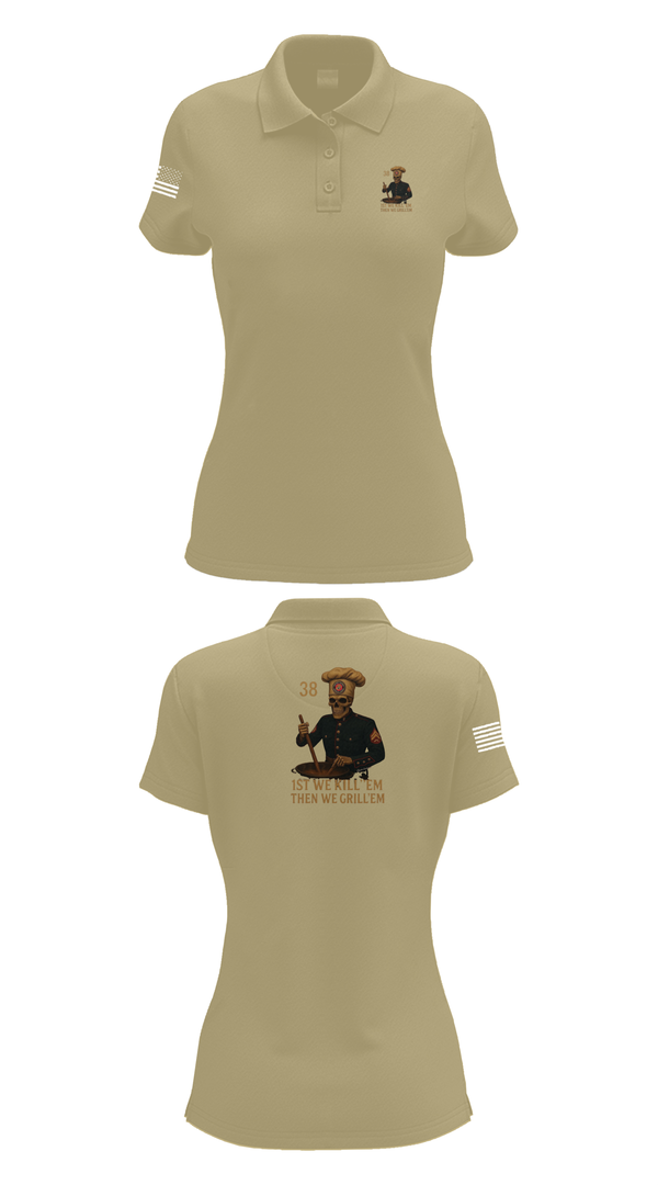 Womens Short Sleeve Performance Polo, 1/1, Marines, Teamtime, Team time, sublimation, custom sports apparel, team uniforms, spirit wear, spiritwear, sports uniforms, custom shirts, team store, custom team store, fundraiser sports, apparel fundraiser