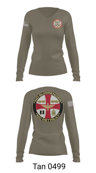 Womens Long Sleeve Vneck Shirt, Echo 2-501st GSAB, , Teamtime, Team time, sublimation, custom sports apparel, team uniforms, spirit wear, spiritwear, sports uniforms, custom shirts, team store, custom team store, fundraiser sports, apparel fundraiser