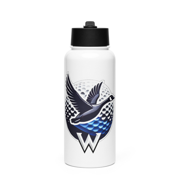Watertown High School Golf 19176700 Stainless Steel Water Bottle with a Straw Lid