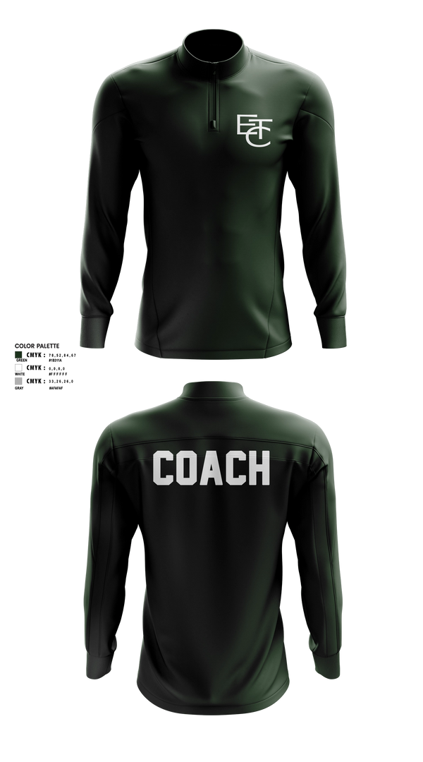 Quarter Zip Jacket, Endeavour Training Club, , Teamtime, Team time, sublimation, custom sports apparel, team uniforms, spirit wear, spiritwear, sports uniforms, custom shirts, team store, custom team store, fundraiser sports, apparel fundraiser