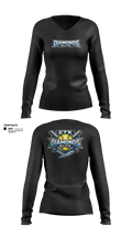 ETX Diamonds Elite 28765199 Women's Long Sleeve V-neck Shirt - 4