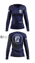 Fort Bragg Law Enforcement Company 16198473 Women's Long Sleeve V-neck Shirt - 1