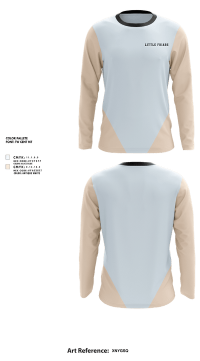 Little friars 27025012 Long Sleeve Performance Shirt 1