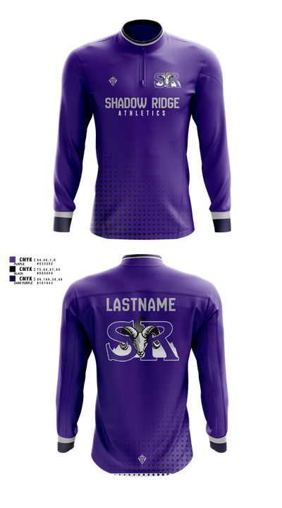 Shadow Ridge Middle School Quarter Zip Jacket - 1