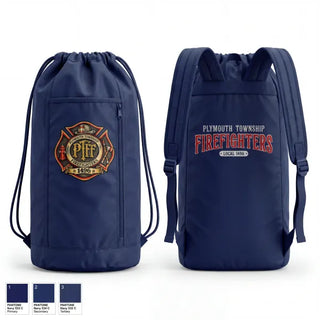 Gear Bag, Plymouth Township Firefighters Charities, Fire Department, Teamtime, Team time, sublimation, custom sports apparel, team uniforms, spirit wear, spiritwear, sports uniforms, custom shirts, team store, custom team store, fundraiser sports, apparel fundraiser