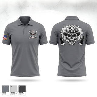 Short Sleeve Performance Polo, Fire/Rescue, Fire Department, Teamtime, Team time, sublimation, custom sports apparel, team uniforms, spirit wear, spiritwear, sports uniforms, custom shirts, team store, custom team store, fundraiser sports, apparel fundraiser