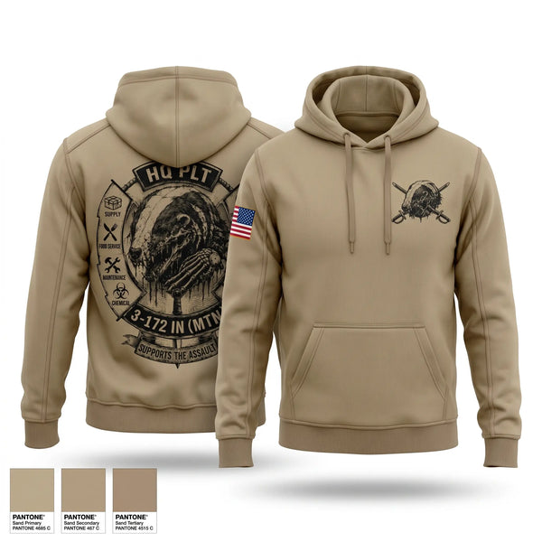 Hoodie, F CO 3-172 IBCT, Army, Teamtime, Team time, sublimation, custom sports apparel, team uniforms, spirit wear, spiritwear, sports uniforms, custom shirts, team store, custom team store, fundraiser sports, apparel fundraiser