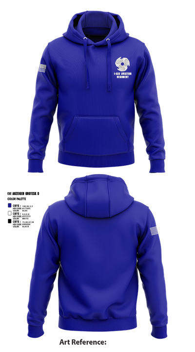 1-222 Aviation Regiment Hoodie - 5