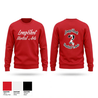 Crew Neck Sweatshirt, LongShot Martial Arts, , Teamtime, Team time, sublimation, custom sports apparel, team uniforms, spirit wear, spiritwear, sports uniforms, custom shirts, team store, custom team store, fundraiser sports, apparel fundraiser