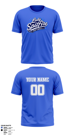 Short Sleeve Performance Shirt, Lady Spitfire, Softball, Teamtime, Team time, sublimation, custom sports apparel, team uniforms, spirit wear, spiritwear, sports uniforms, custom shirts, team store, custom team store, fundraiser sports, apparel fundraiser