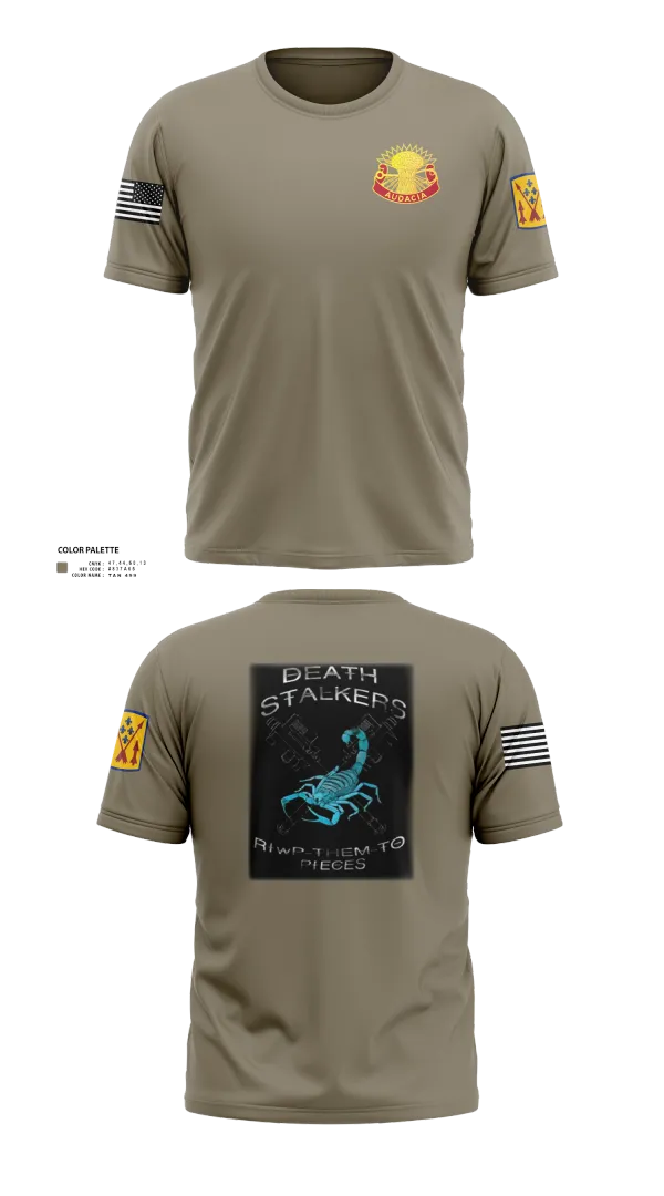 Old School Cotton Feel Shirt, 5-4 ADA A BTRY 3rd PLT, , Teamtime, Team time, sublimation, custom sports apparel, team uniforms, spirit wear, spiritwear, sports uniforms, custom shirts, team store, custom team store, fundraiser sports, apparel fundraiser