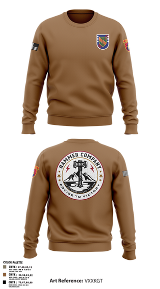Crew Neck Sweatshirt, , Army, Teamtime, Team time, sublimation, custom sports apparel, team uniforms, spirit wear, spiritwear, sports uniforms, custom shirts, team store, custom team store, fundraiser sports, apparel fundraiser