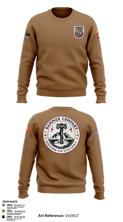HHC 2/4SFAB Crew Neck Sweatshirt - 6