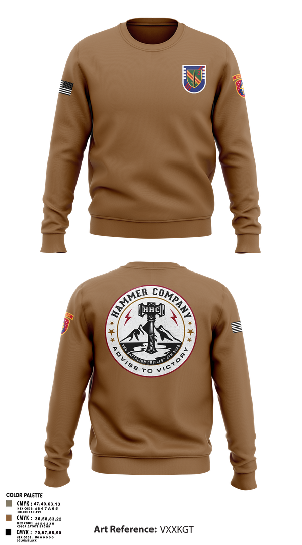 Crew Neck Sweatshirt, , Army, Teamtime, Team time, sublimation, custom sports apparel, team uniforms, spirit wear, spiritwear, sports uniforms, custom shirts, team store, custom team store, fundraiser sports, apparel fundraiser