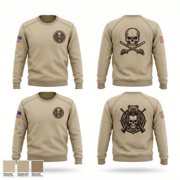 Crew Neck Sweatshirt, F CO 3-172 IBCT, Army, Teamtime, Team time, sublimation, custom sports apparel, team uniforms, spirit wear, spiritwear, sports uniforms, custom shirts, team store, custom team store, fundraiser sports, apparel fundraiser