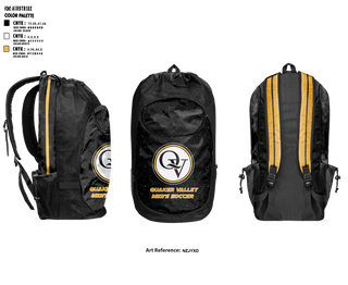 Gear Bag, Quaker Valley Middle School Soccer, Men's Soccer, Teamtime, Team time, sublimation, custom sports apparel, team uniforms, spirit wear, spiritwear, sports uniforms, custom shirts, team store, custom team store, fundraiser sports, apparel fundraiser