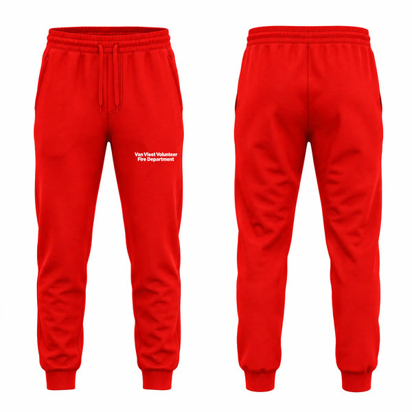 Sweatpants, Van Vleet Volunteer Fire Department, Fire Department, Teamtime, Team time, sublimation, custom sports apparel, team uniforms, spirit wear, spiritwear, sports uniforms, custom shirts, team store, custom team store, fundraiser sports, apparel fundraiser
