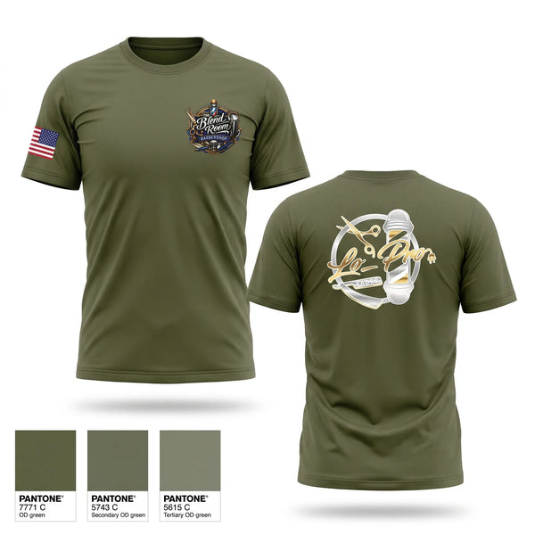 Old School Cotton Feel Shirt, 75th Ranger 2nd Battalion, Army, Teamtime, Team time, sublimation, custom sports apparel, team uniforms, spirit wear, spiritwear, sports uniforms, custom shirts, team store, custom team store, fundraiser sports, apparel fundraiser