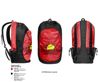 Gear Bag, WV Firecrackers, Softball, Teamtime, Team time, sublimation, custom sports apparel, team uniforms, spirit wear, spiritwear, sports uniforms, custom shirts, team store, custom team store, fundraiser sports, apparel fundraiser