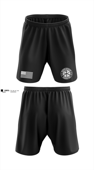 Athletic Shorts With Pockets, Indiana University of Pennsylvania Warrior Battalion, Army, Teamtime, Team time, sublimation, custom sports apparel, team uniforms, spirit wear, spiritwear, sports uniforms, custom shirts, team store, custom team store, fundraiser sports, apparel fundraiser