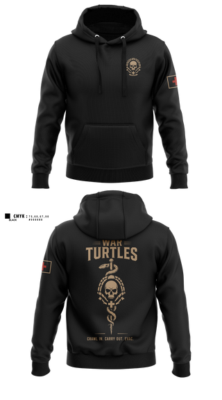 Hoodie, War turtles, Army, Teamtime, Team time, sublimation, custom sports apparel, team uniforms, spirit wear, spiritwear, sports uniforms, custom shirts, team store, custom team store, fundraiser sports, apparel fundraiser