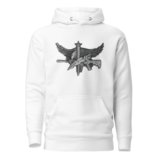 Unisex Hoodie - 1 - White