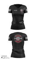 Gallatin Fire Department Station 4 20459748 Women's Short Sleeve V-neck Shirt - 50